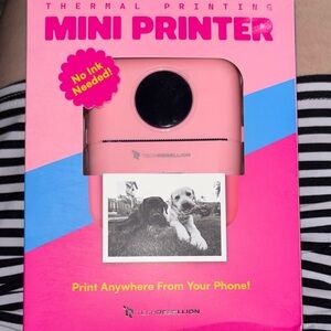 Tech Rebellion Pink Mini Printer